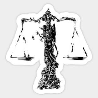 Libra Zodiac Sticker